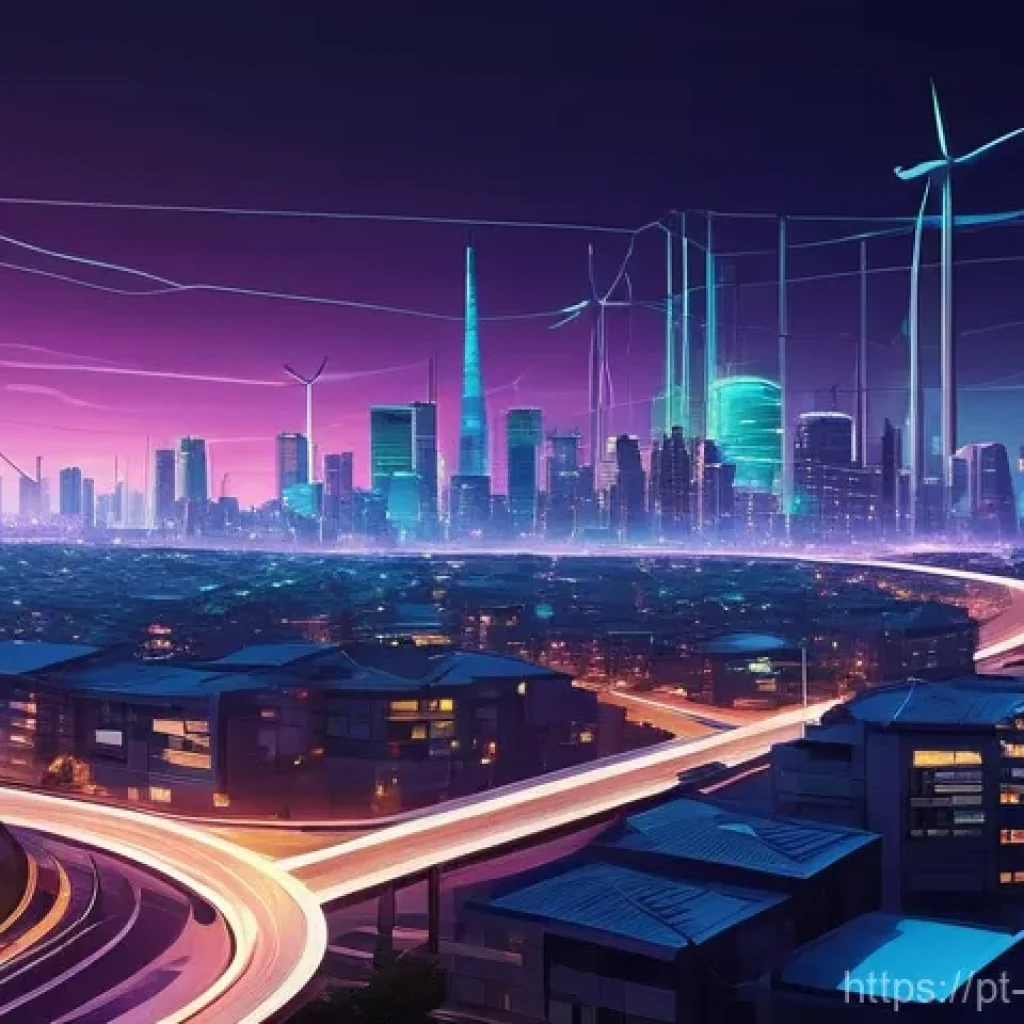스마트 전력망의 보안 방안 - **Prompt 1: The Vulnerable Smart City Grid Under Digital Siege**
A futuristic city skyline at du...