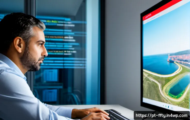 디지털 트윈 기술의 보안 이슈 - Photorealistic cybersecurity analyst in a modern Lisbon engineering office monitoring a large digita...